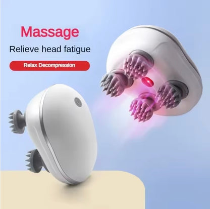 Octopus Mini Smart Head Massager Electric Pet Massager Scalp Dragon Gripper Red Light Therapy Kneading