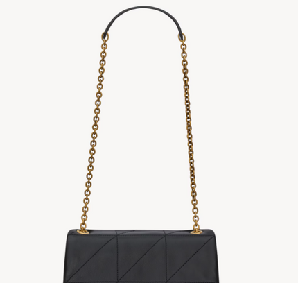 迷你 Monogram Jamie 單肩包 - 黑色:金色 / 766754AAB321000 | YSL Mini Monogram Jamie Shoulder Bag - Black:Gold / 766754AAB321000