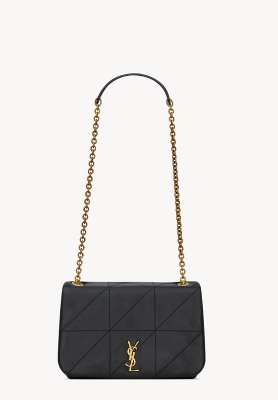 迷你 Monogram Jamie 單肩包 - 黑色:金色 / 766754AAB321000 | YSL Mini Monogram Jamie Shoulder Bag - Black:Gold / 766754AAB321000