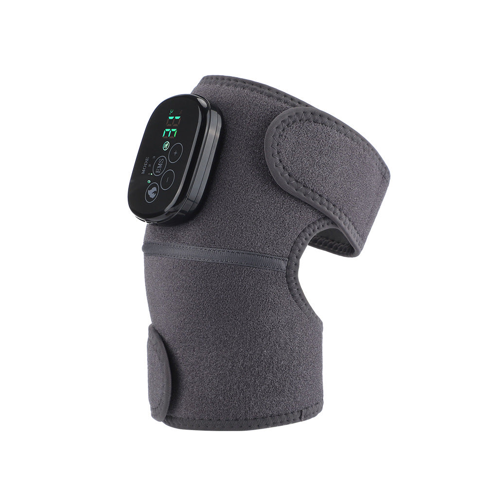 Cross-border 6-speed electric heating knee pad physiotherapy instrument old cold leg joint wormwood hot compress warm heating knee pad factory