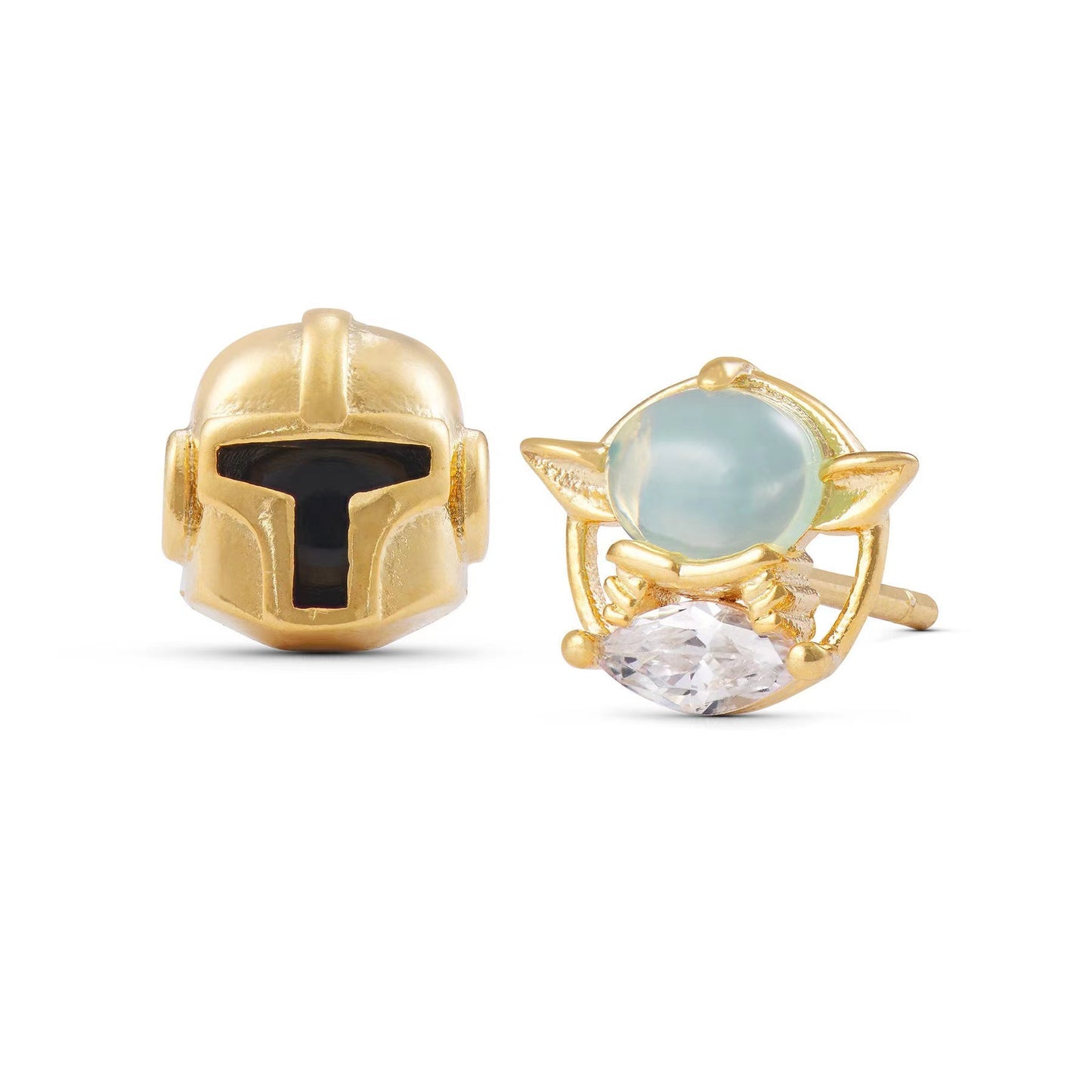 International Star Wars Series Fashion Stud Earrings Creative Personality Mask Alien Earrings